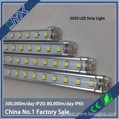 Fashionable led rigid strip 5050/5630 72leds/m with CE RoHS certification outdoor decoration/cabinet light/led rigid bar